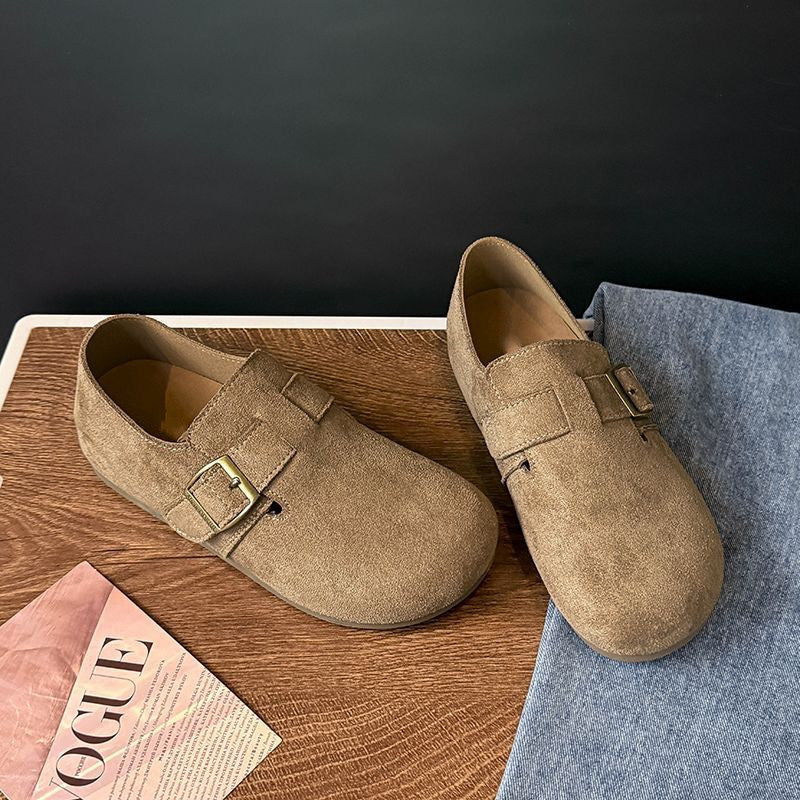 Damen Komfortable Slipper aus hochwertigem Wildleder Heidi Mode - Image 3