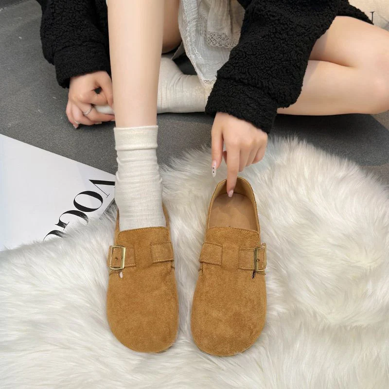 Damen Komfortable Slipper aus hochwertigem Wildleder Heidi Mode - Image 7