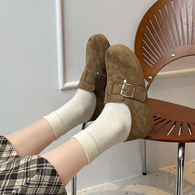 Damen Komfortable Slipper aus hochwertigem Wildleder Heidi Mode - Image 8