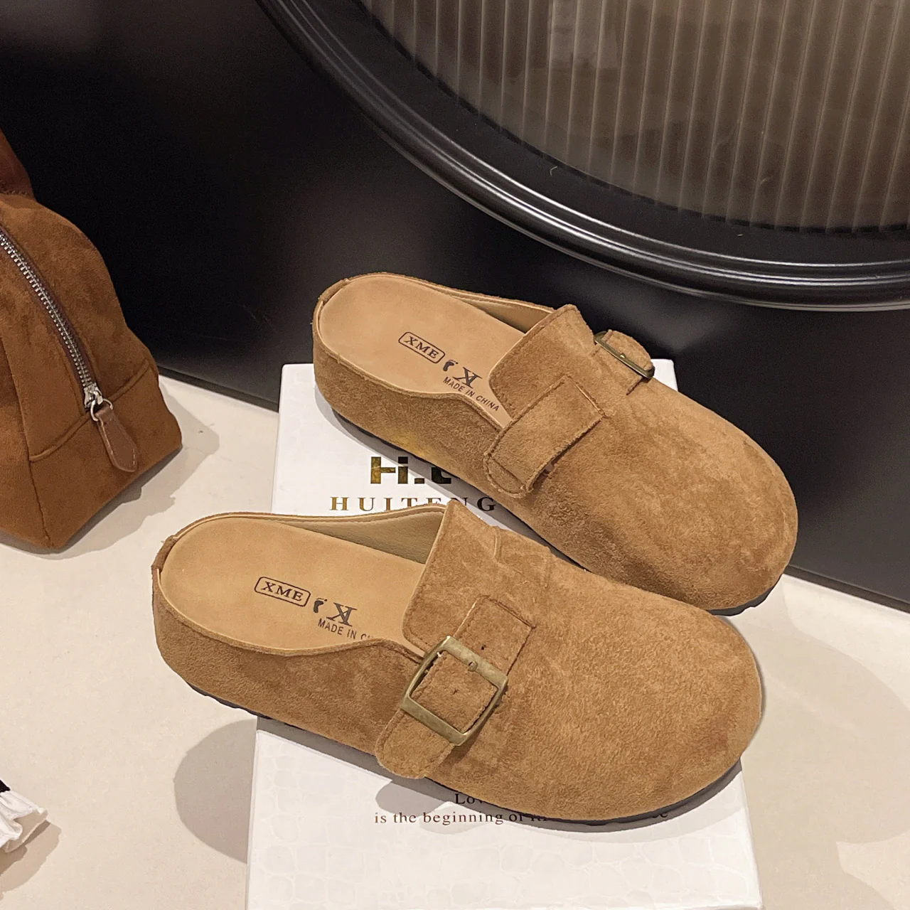 Damen Komfortable Slipper mit elegantem Schnallenverschluss Heidi Mode - Image 6