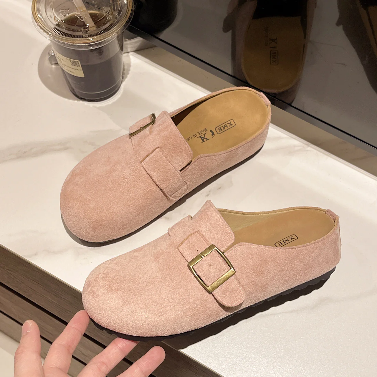 Damen Komfortable Slipper mit elegantem Schnallenverschluss Heidi Mode - Image 7