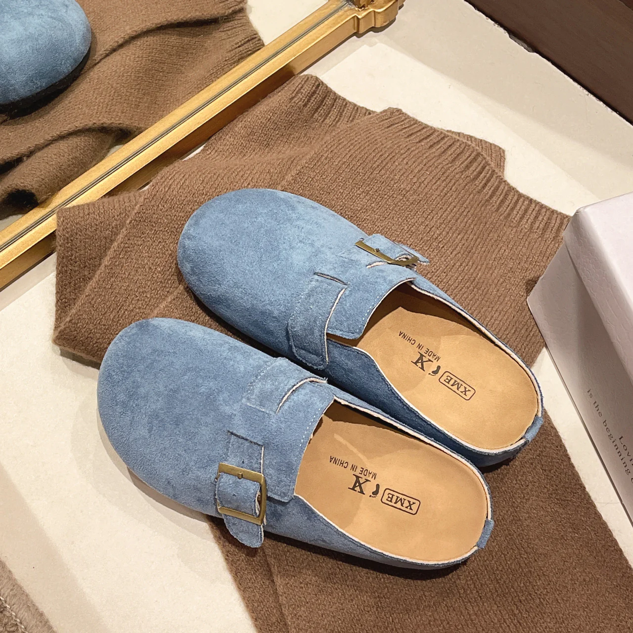 Damen Komfortable Slipper mit elegantem Schnallenverschluss Heidi Mode - Image 9