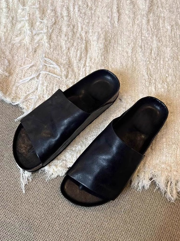Damen Komfortable Slipper mit geschmeidiger Lederoberfläche und ergonomischem Fußbett Heidi Mode - Image 7