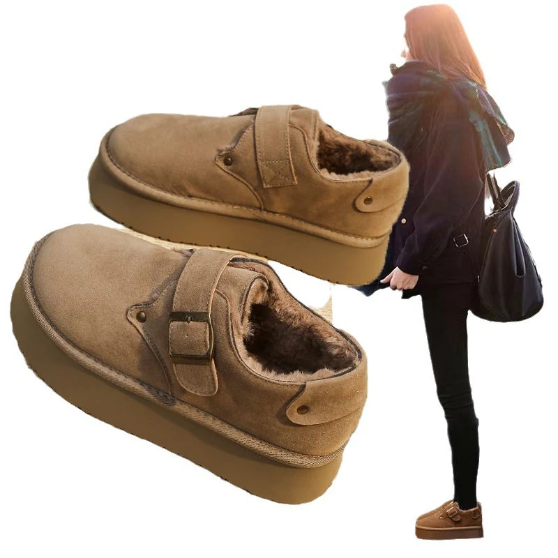 Damen komfortable Slipper mit praktischer Schnalle und weichem Innenfutter Heidi Mode - Image 5