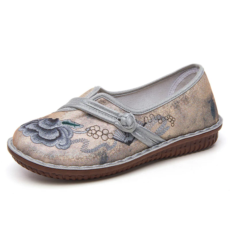 Damen Komfortable Slippers mit floralem Design und elastischem Riemen Heidi Mode - Image 4
