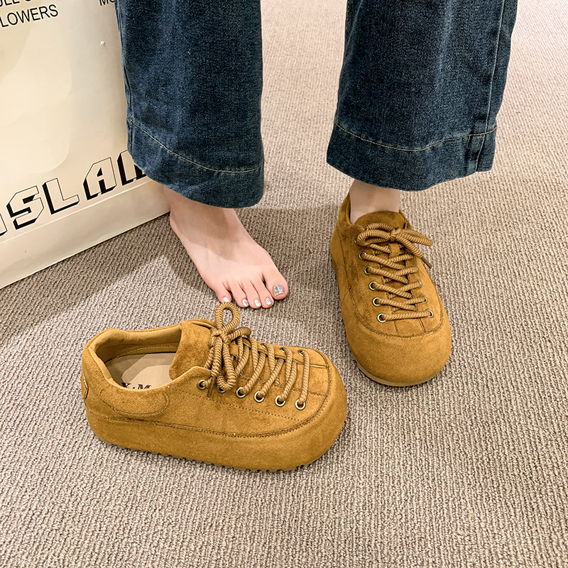 Damen Komfortable Sneaker aus weichem Wildleder Heidi Mode - Image 2