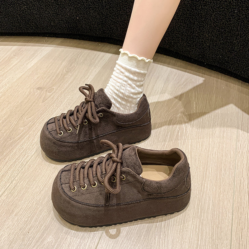 Damen Komfortable Sneaker aus weichem Wildleder Heidi Mode - Image 3