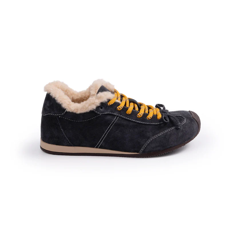 Damen Komfortable Sneaker mit flauschigem Innenfutter und modischem Design Heidi Mode - Image 7