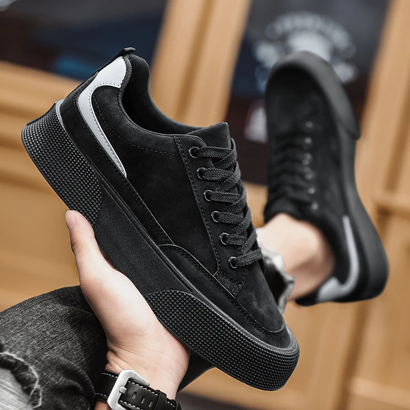Damen Komfortable Sneaker mit hochwertigem Wildleder-Obermaterial und rutschfester Sohle Heidi Mode - Image 6