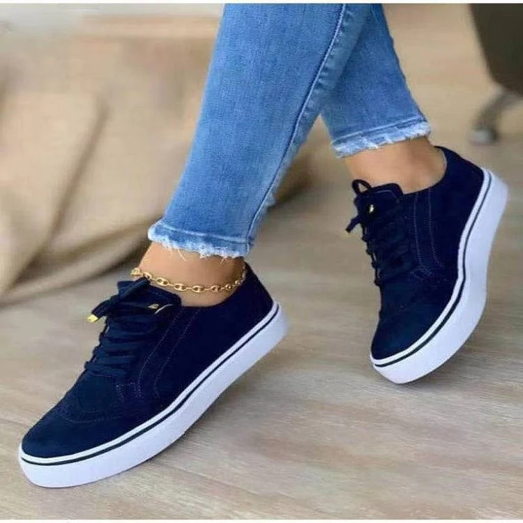 Damen Komfortable Sneaker mit modischem Broguedesign Heidi Mode - Image 3