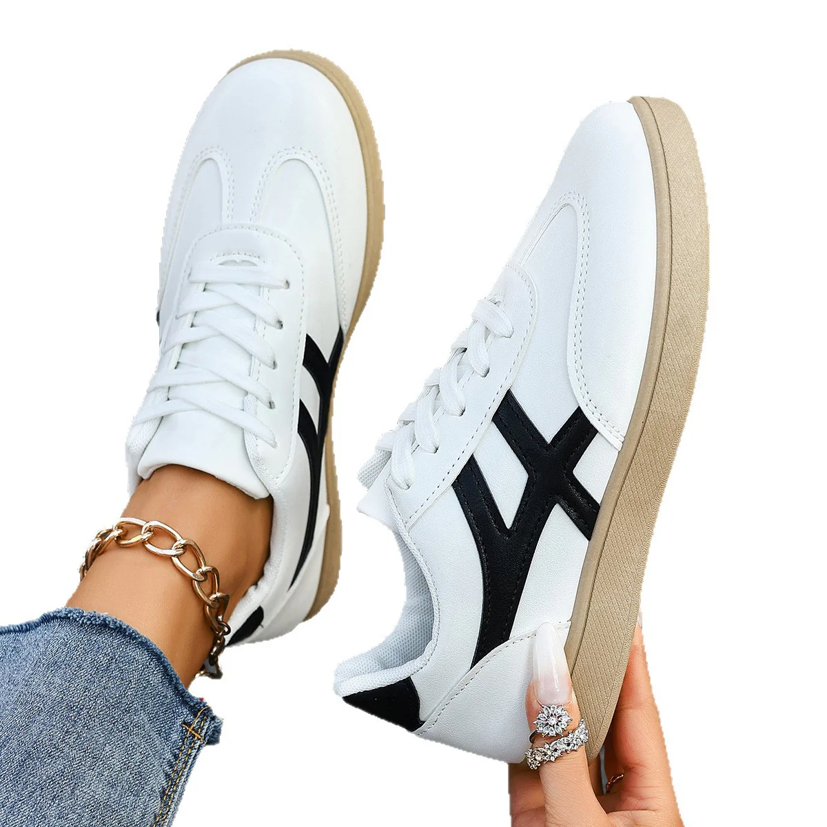 Damen Komfortable Sneaker mit modischem Design Heidi Mode - Image 5
