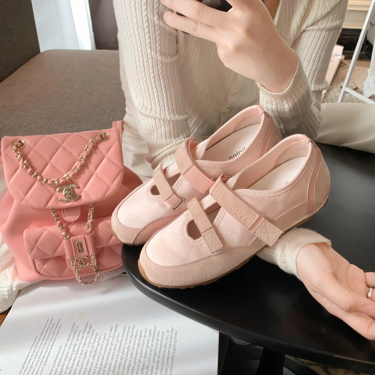 Damen Komfortable Sneaker mit verstellbaren Klettverschlüssen Heidi Mode - Image 7