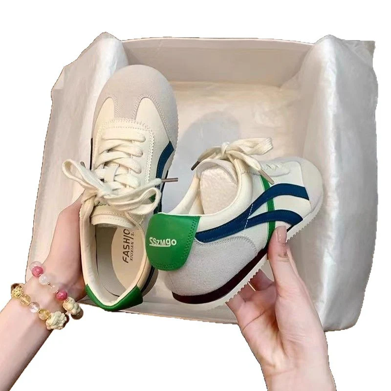 Damen komfortable Sneakers im Retro-Style mit atmungsaktiven Obermaterialien Heidi Mode - Image 5