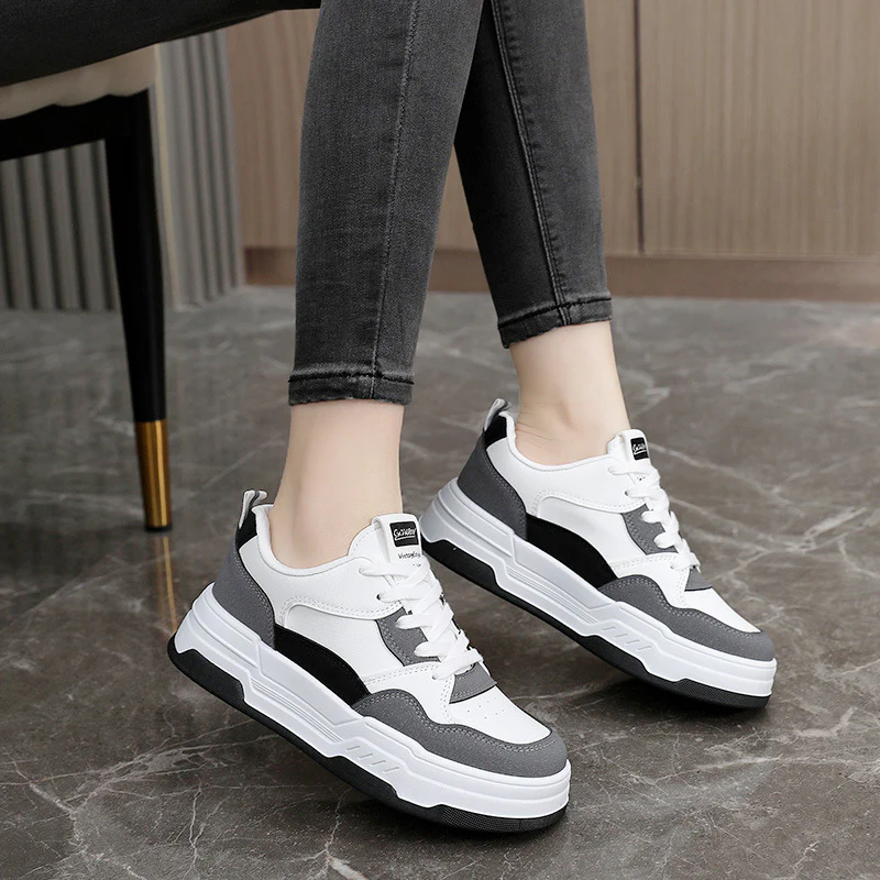Damen Komfortable Sneakers im urbanen Stil mit stabiler Sohle und atmungsaktiver Obermaterialstruktur Heidi Mode - Image 4