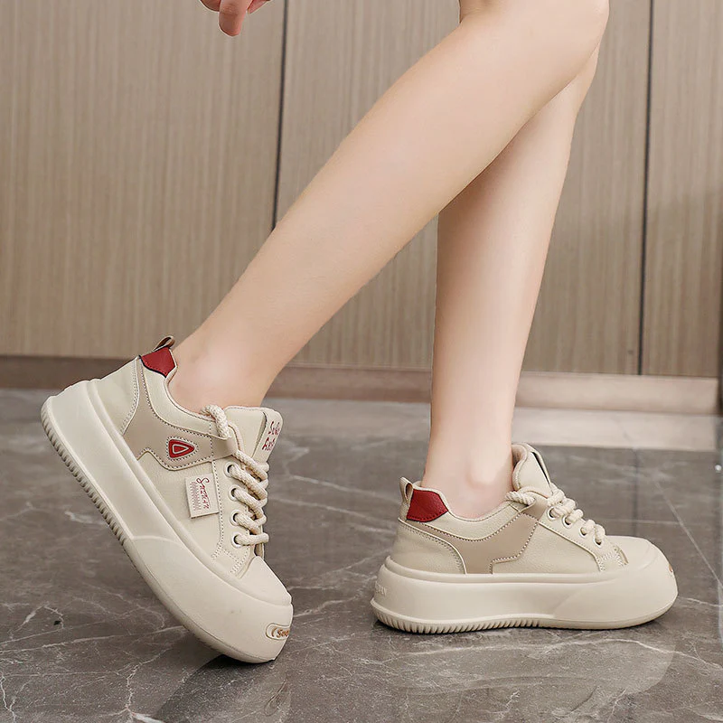 Damen Komfortable Sneakers mit atmungsaktiver Obermaterialstruktur und rutschfester Sohle Heidi Mode - Image 3