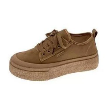 Damen Komfortable Sneakers mit dicker Gummisohle und weichem Wildlederobermaterial Heidi Mode - Image 5