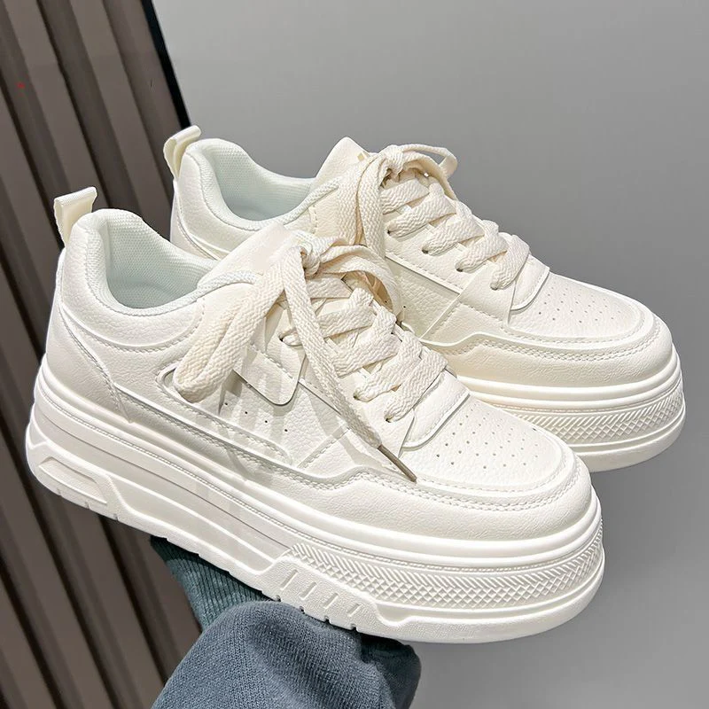 Damen Komfortable Sneakers mit dicker Sohle und atmungsaktivem Obermaterial Heidi Mode - Image 3