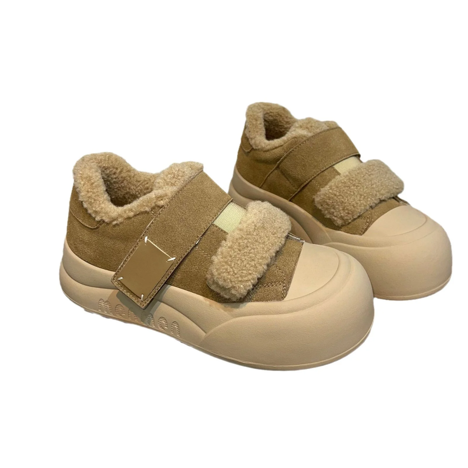 Damen komfortable Sneakers mit kuscheligem Innenfutter und verstellbarem Klettverschluss Heidi Mode - Image 5