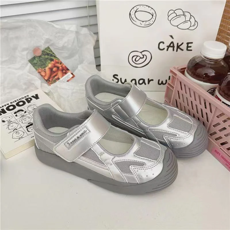 Damen Komfortable Sneakers mit praktischem Klettverschluss und atmungsaktiver Mesh-Oberfläche Heidi Mode - Image 3