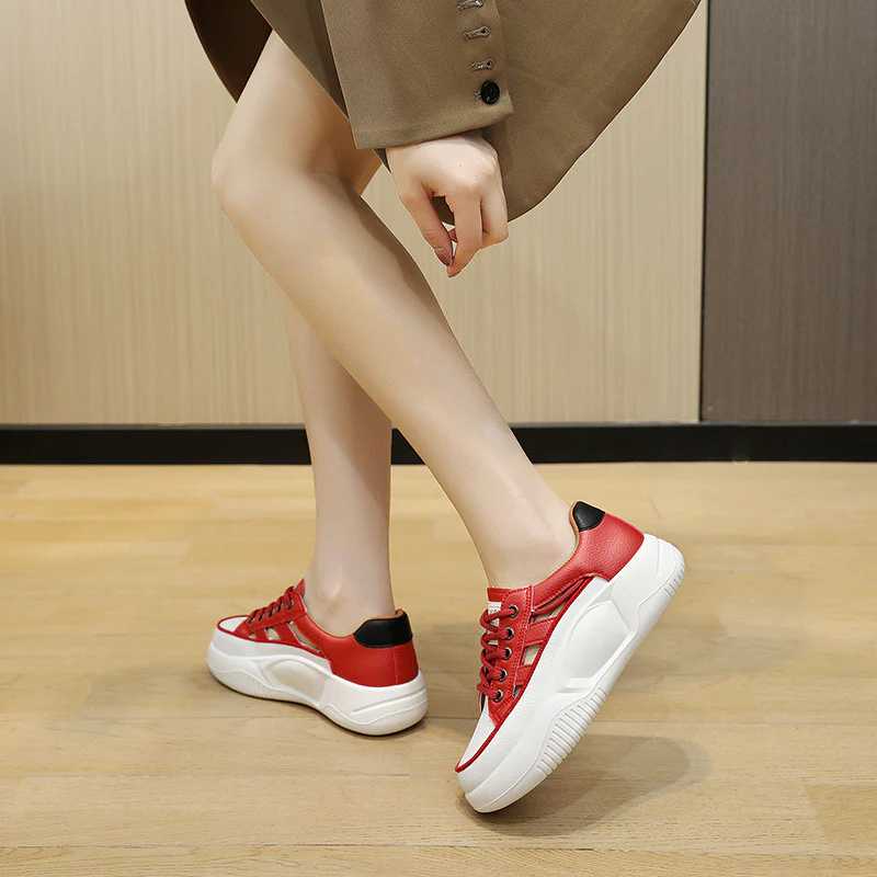 Damen Komfortable Sneakers mit sportlichem Design und innovativer Dämpfungstechnologie Heidi Mode - Image 4