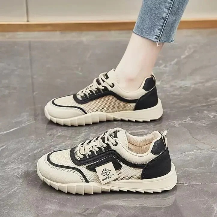 Damen Komfortable Sport-Sneaker mit atmungsaktive Obermaterial und robustem Sohlenprofil Heidi Mode - Image 2