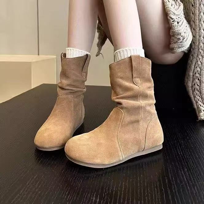 Damen Komfortable Stiefel mit lässigem Schlupfdesign Heidi Mode - Image 2
