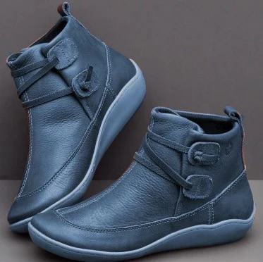 Damen Komfortable Stiefel mit modischem Schnallenverschluss Heidi Mode - Image 4
