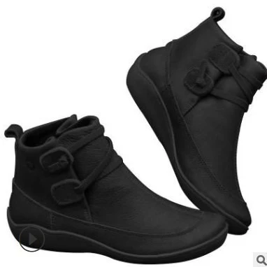 Damen Komfortable Stiefel mit modischem Schnallenverschluss Heidi Mode - Image 5