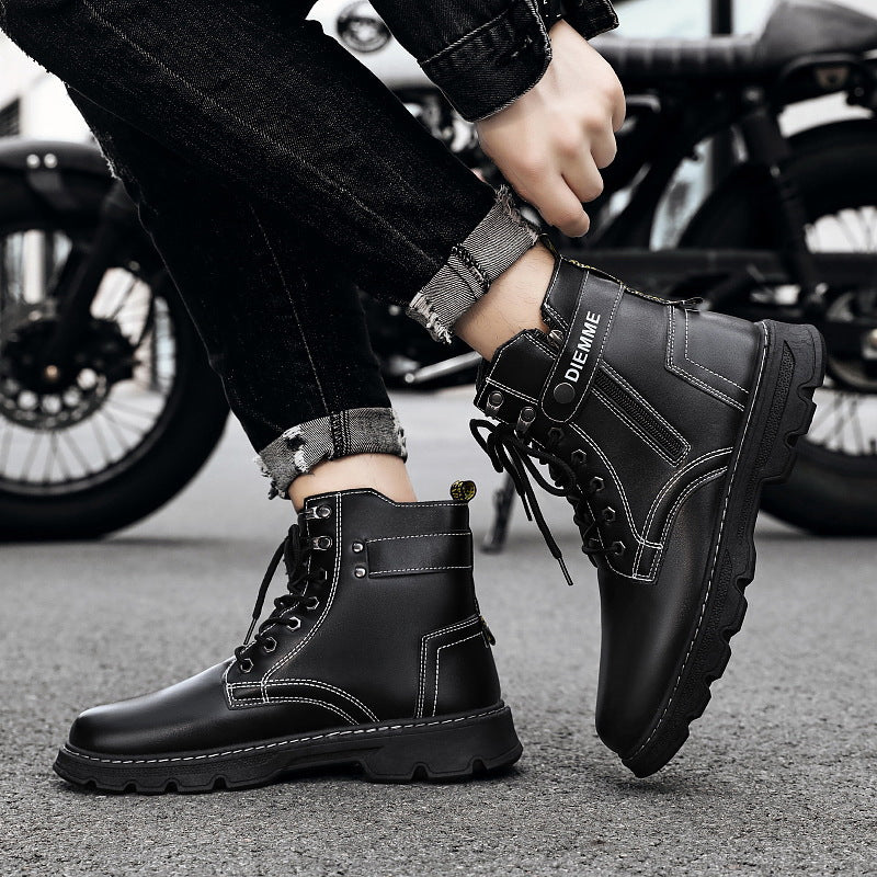 Damen Komfortable Stiefel mit seitlichem Reißverschluss und robuster Sohle Heidi Mode - Image 3
