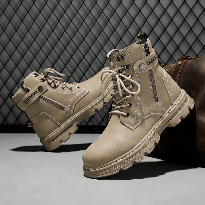 Damen Komfortable Stiefel mit seitlichem Reißverschluss und robuster Sohle Heidi Mode - Image 4