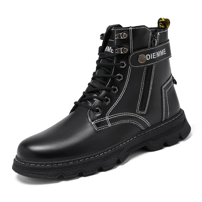 Damen Komfortable Stiefel mit seitlichem Reißverschluss und robuster Sohle Heidi Mode - Image 5