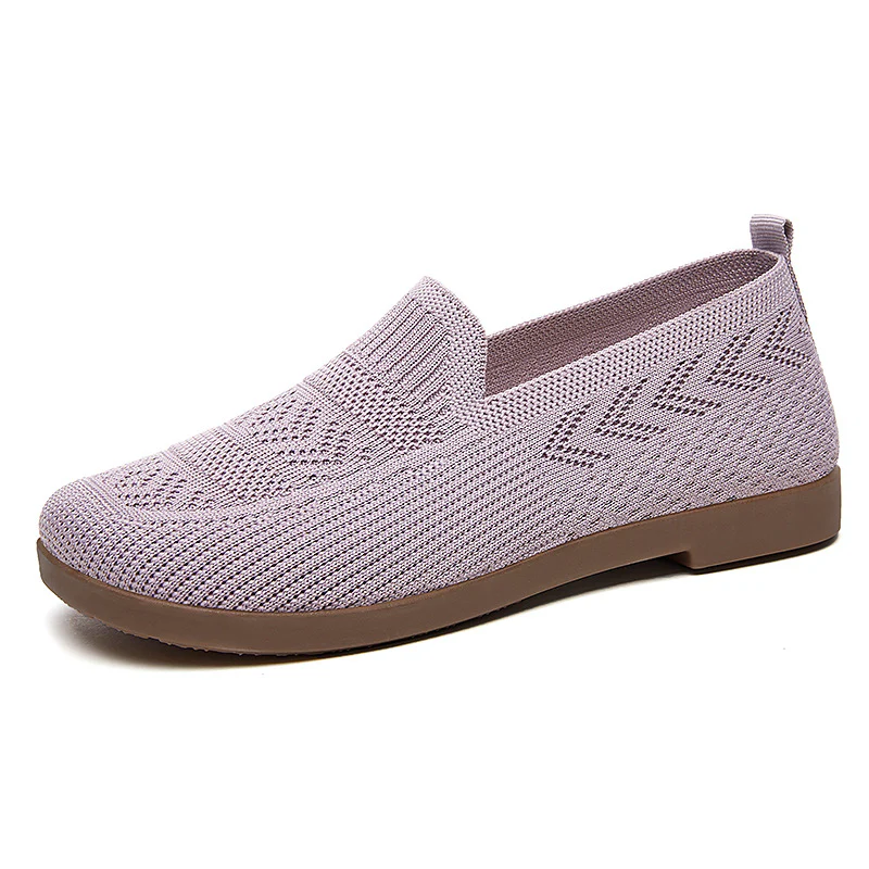 Damen Komfortable Strick-Slipper mit elastischem Einstieg und rutschfester Sohle Heidi Mode - Image 4