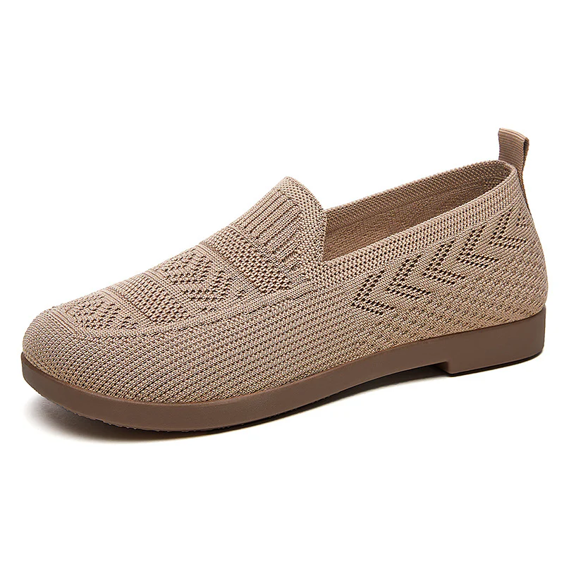Damen Komfortable Strick-Slipper mit elastischem Einstieg und rutschfester Sohle Heidi Mode - Image 7