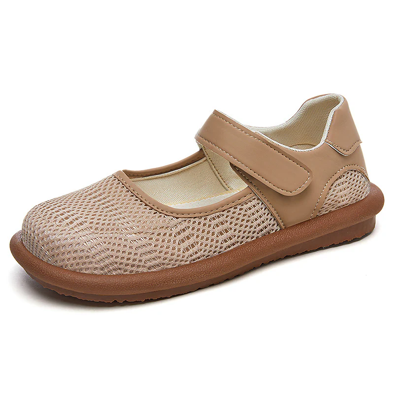 Damen Komfortable und atmungsaktive Klettverschluss-Schuhe Heidi Mode - Image 5