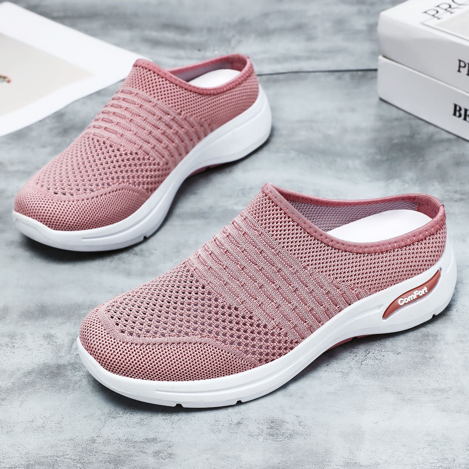 Damen Komfortable und atmungsaktive Slip-On Schuhe Heidi Mode - Image 2