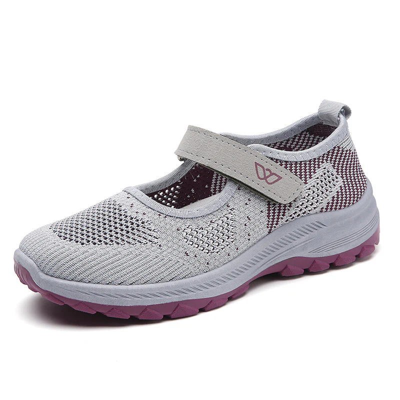 Damen Komfortable und atmungsaktive Sportschuhe mit Klettverschluss Heidi Mode - Image 5