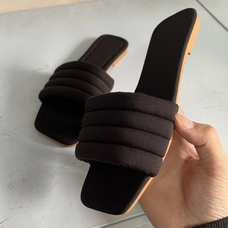 Damen Komfortable und Stilvolle Mules mit Gepolstertem Riemen Heidi-Mode - Image 4