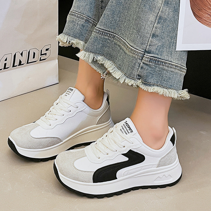 Damen Komfortable und trendige Sneakers mit dicker Sohle Heidi Mode - Image 3