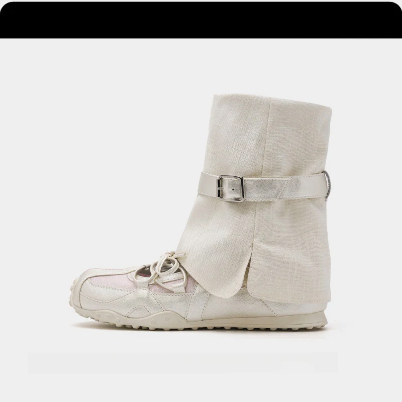 Damen Komfortable und wasserdichte Stiefel mit verstellbarem Schnallenverschluss Heidi Mode - Image 6