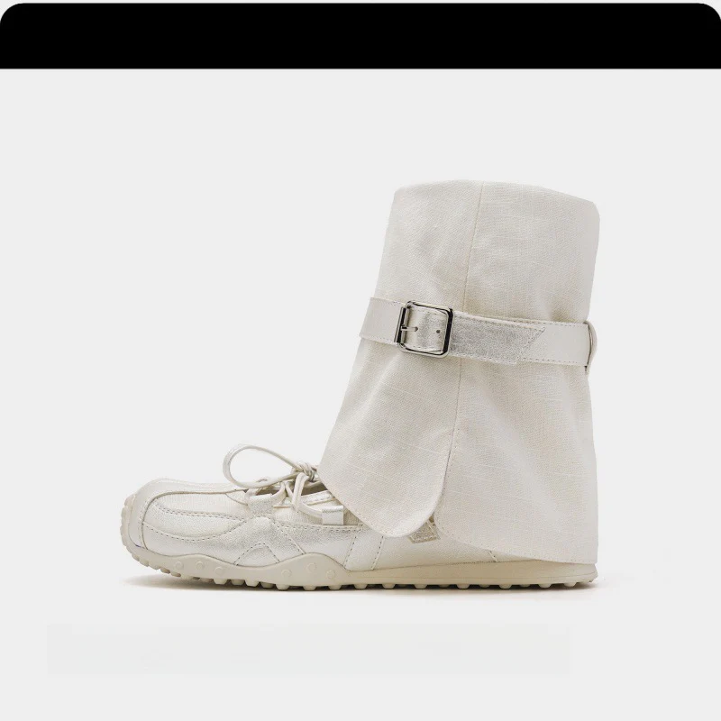 Damen Komfortable und wasserdichte Stiefel mit verstellbarem Schnallenverschluss Heidi Mode - Image 8