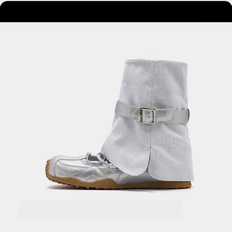 Damen Komfortable und wasserdichte Stiefel mit verstellbarem Schnallenverschluss Heidi Mode - Image 9