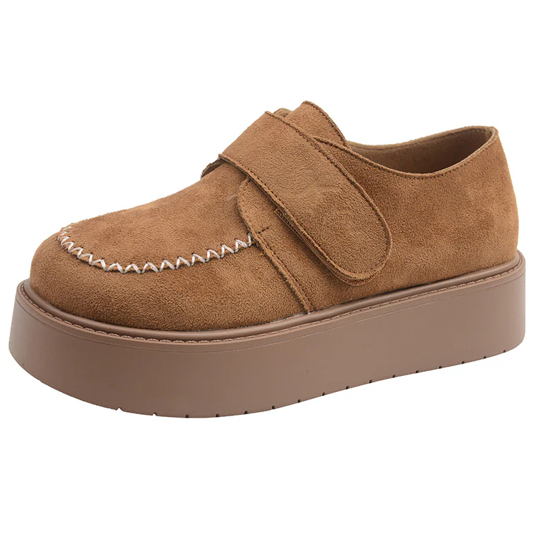Damen Komfortable Velours Sohle Sneakers Heidi Mode - Image 5