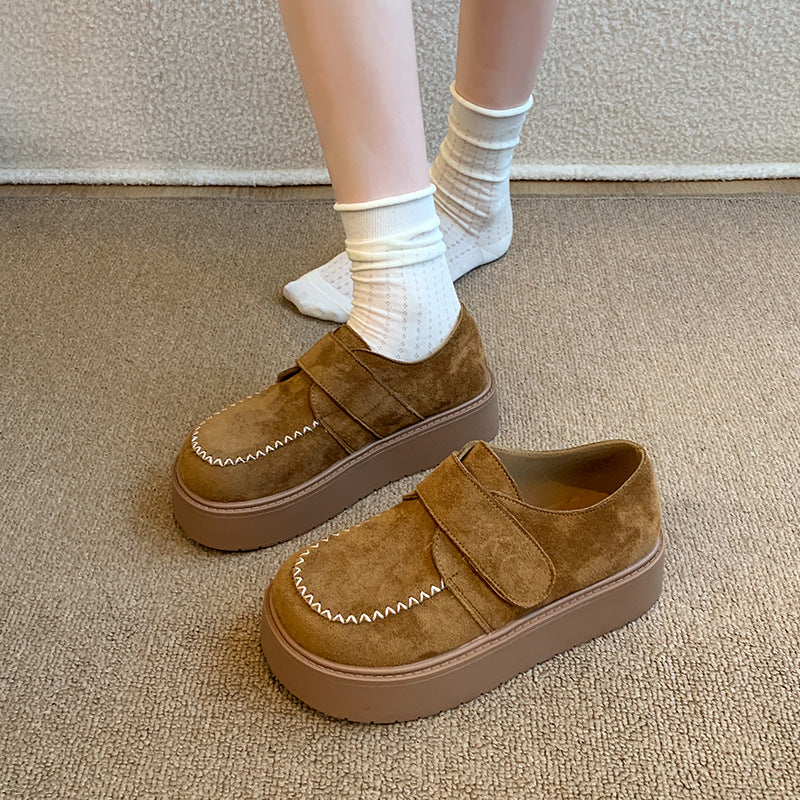 Damen Komfortable Velours Sohle Sneakers Heidi Mode - Image 7