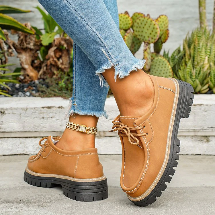 Damen Komfortable Walking-Schuhe mit stabiler Profilsohle und lässigem Design Heidi Mode - Image 11