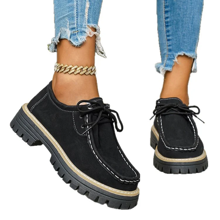 Damen Komfortable Walking-Schuhe mit stabiler Profilsohle und lässigem Design Heidi Mode - Image 5