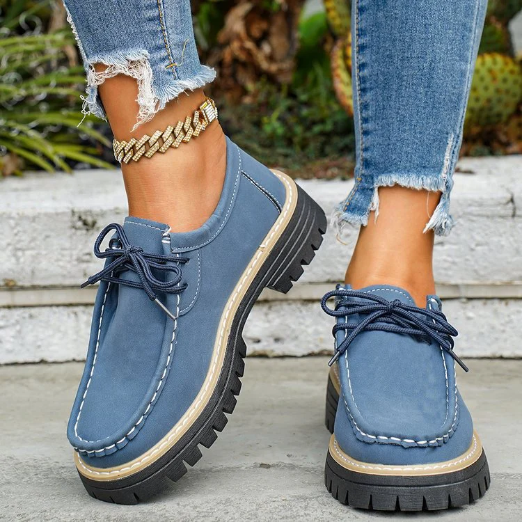 Damen Komfortable Walking-Schuhe mit stabiler Profilsohle und lässigem Design Heidi Mode - Image 8