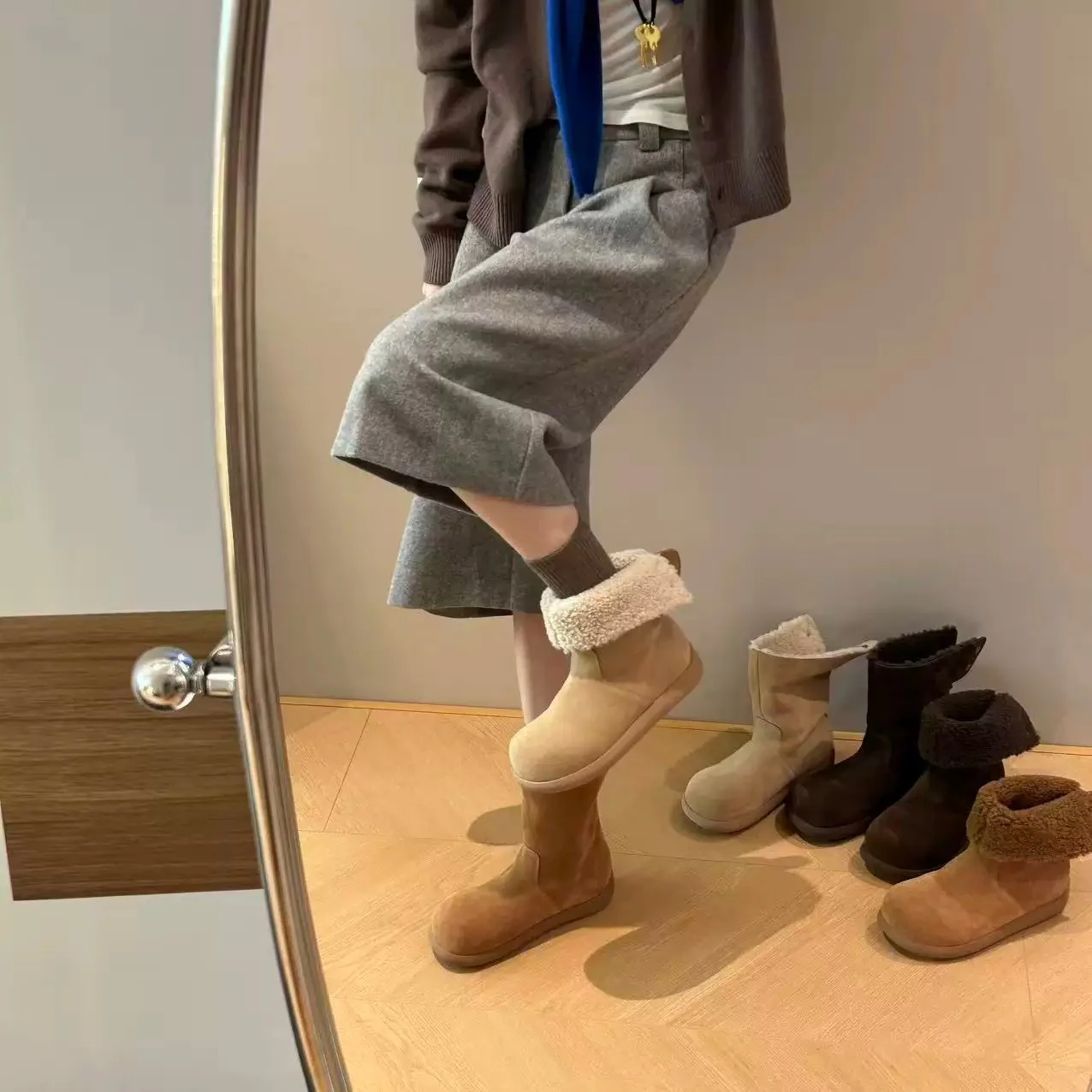 Damen Komfortable Winterboots mit weich gefüttertem Innenbereich Heidi Mode - Image 3