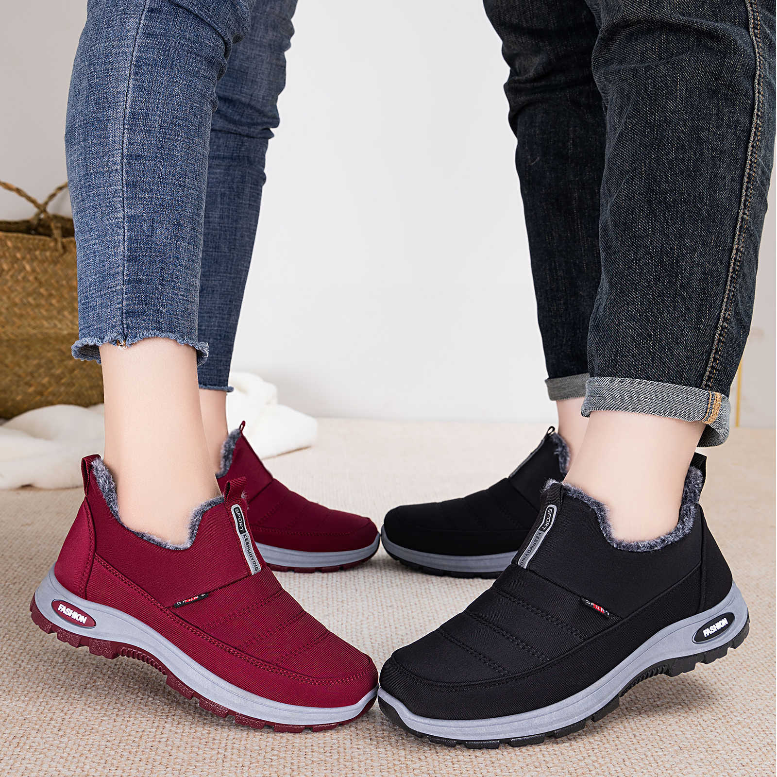 Damen Komfortable Winterfreizeitschuhe mit isolierendem Innenfutter Heidi Mode - Image 3