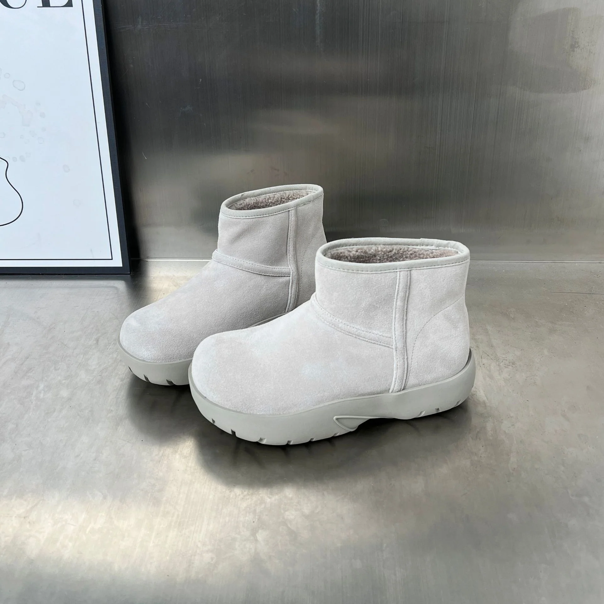 Damen kontrastreiche Winterschuhe mit weichem Innenfutter und rutschfester Sohle Heidi Mode - Image 4