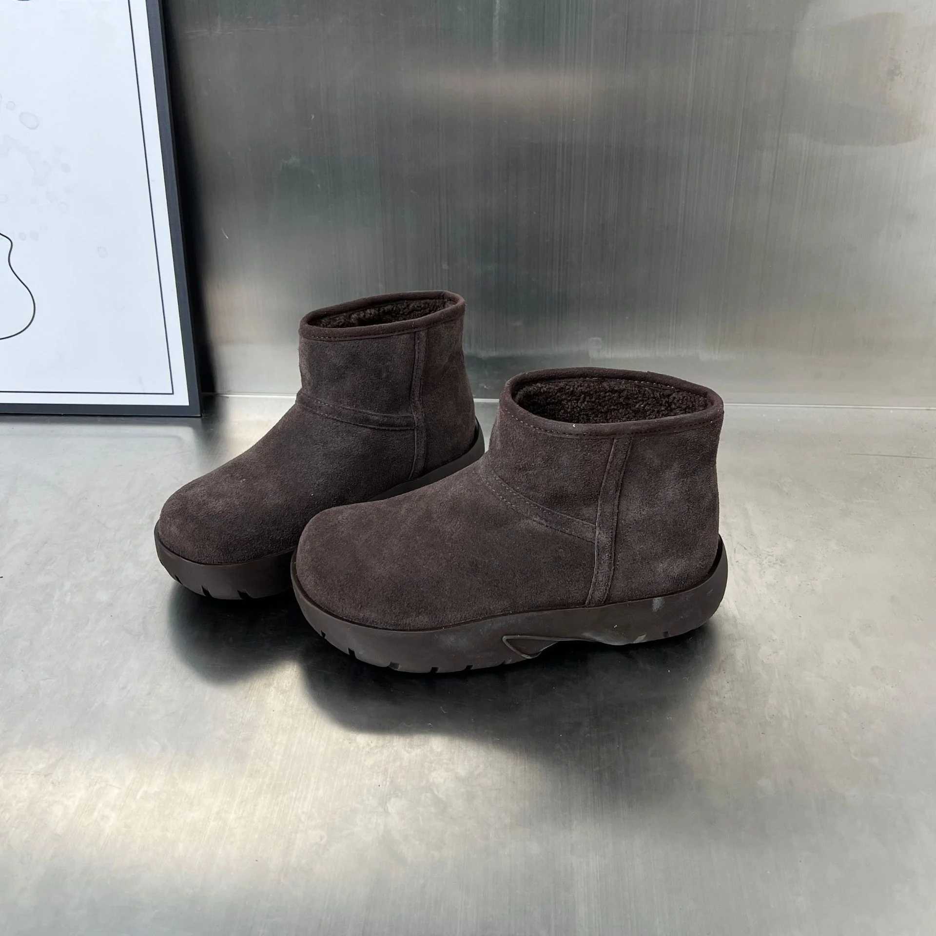 Damen kontrastreiche Winterschuhe mit weichem Innenfutter und rutschfester Sohle Heidi Mode - Image 8